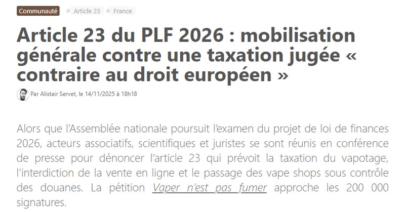 conférence presse fivape